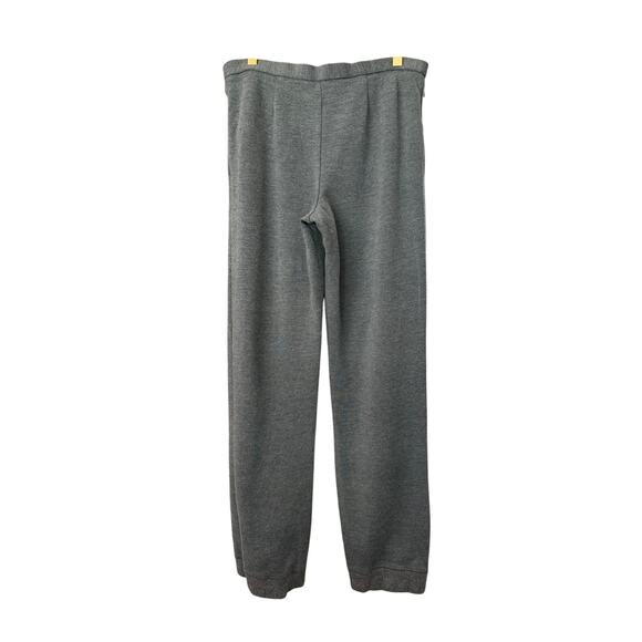 Ralph Lauren Sport Gray Knit Pants Front Zip Pockets Banded Hem Size M USA EUC - Picture 3 of 5